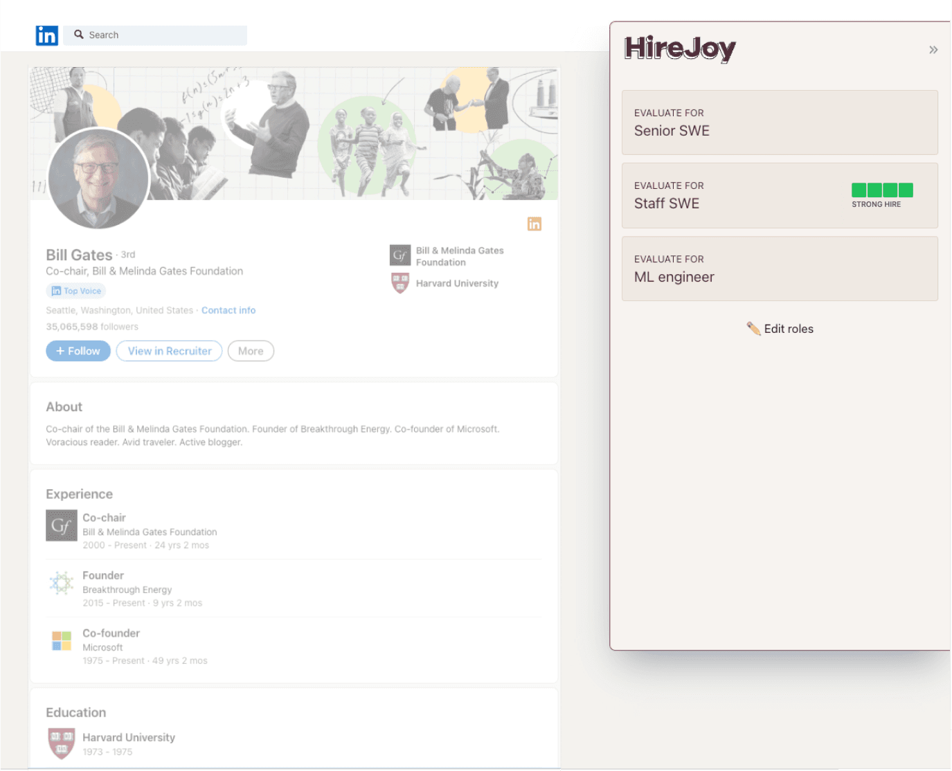 HireJoy Chrome Extension